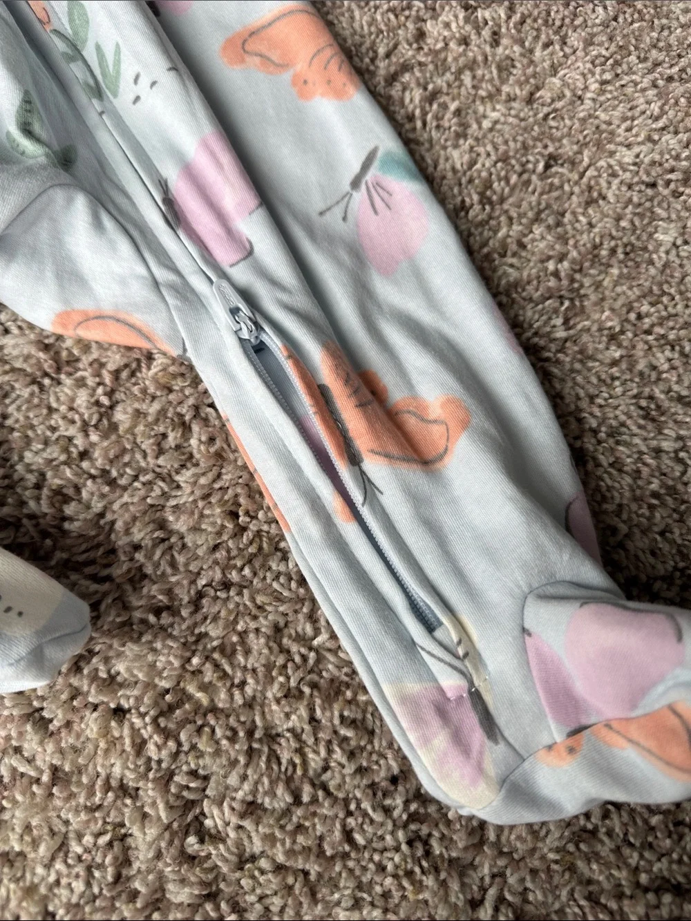 NWT Carter’s 6m butterfly footie